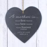 Personalised Slate Heart Decoration for Mothers: 2 - Decorations By Gift Moments