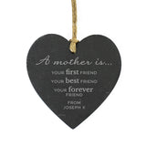 Personalised Slate Heart Decoration for Mothers: 3 - Decorations By Gift Moments