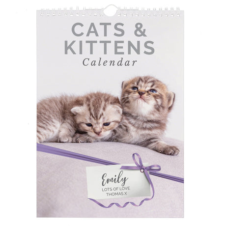 Personalised A4 Cats & Kittens Calendar: 5 - Calendars & Planners By Gift Moments