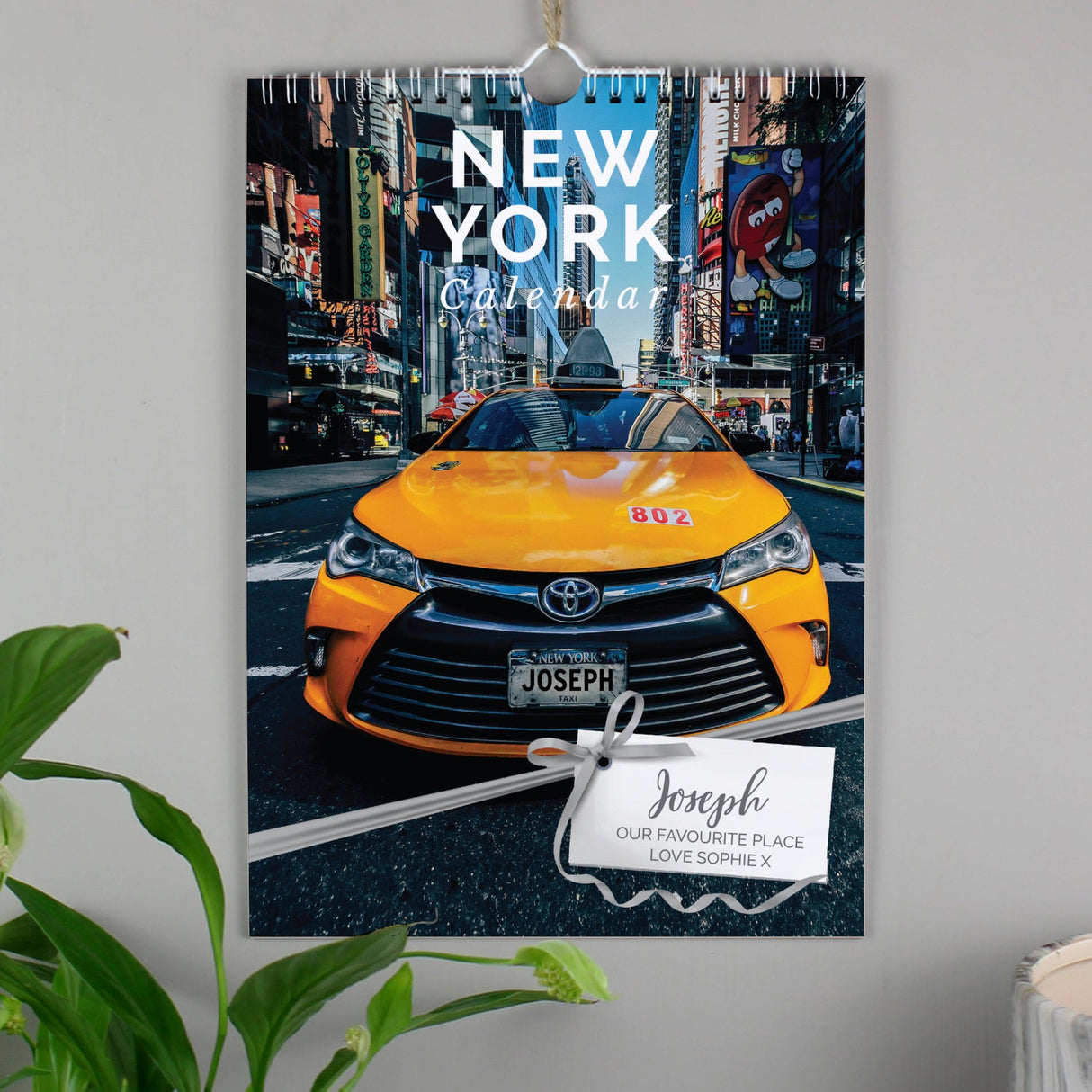 Personalised A4 New York Calendar: 1 - Calendars & Planners By Gift Moments