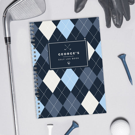 Personalised A5 Golf Score Log Book: 1 - Notebooks By Gift Moments