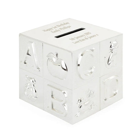 Personalised ABC Money Box: 3 - Money Boxes By Gift Moments