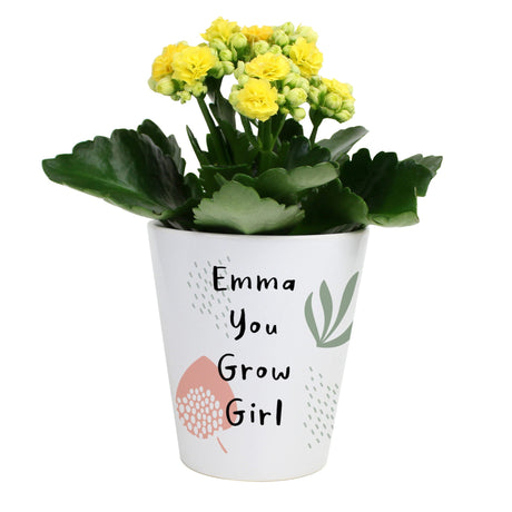 Personalised Ceramic Abstract Plant Pot: 4 - Pots & Planters By Gift Moments