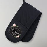 Personalised Love You Abstract Rose Oven Gloves: 3 - Oven Gloves By Gift Moments