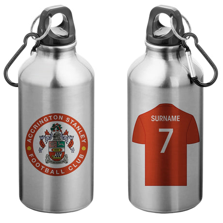 Personalised Accrington Stanley Aluminium Sport Bottle: 1 - Water Bottles By Accrington Stanley