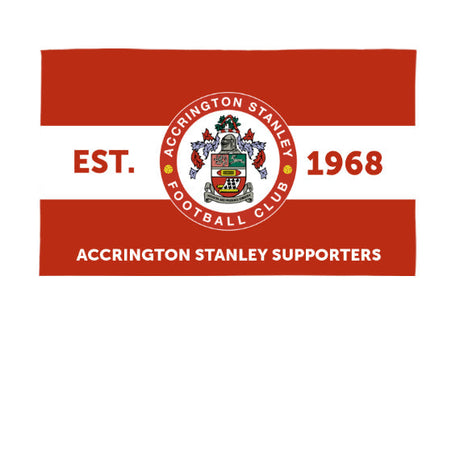 Personalised Accrington Stanley Supporters Banner 5ft x 3ft: 1 - Flags & Banners By Accrington Stanley