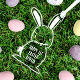 Personalised Acrylic Easter Bunny Decoration: 2 - Christmas Decorations By Gift Moments