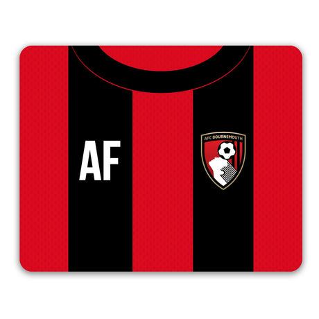 Personalised AFC Bournemouth Crest Mouse Mat: 1 - Tech Accessories By Bournemouth