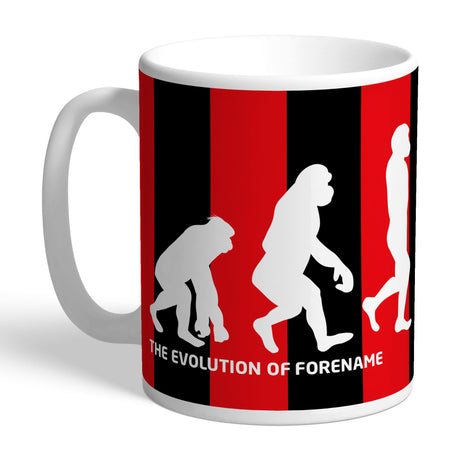 Personalised AFC Bournemouth Evolution Mug: 1 - Mugs By Bournemouth