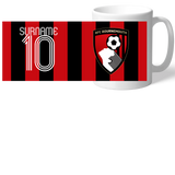 Personalised AFC Bournemouth Retro Shirt Mug: 2 - Mugs By Bournemouth