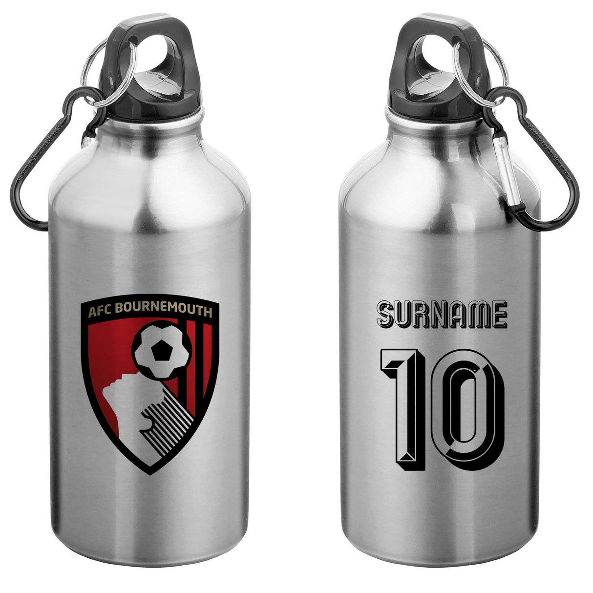 Personalised AFC Bournemouth Retro Bottle: 1 - Water Bottles By Bournemouth