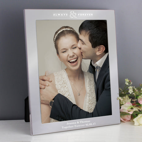 Personalised Silver Photo Frame - Always & Forever: 1 - Photo Frames By Gift Moments