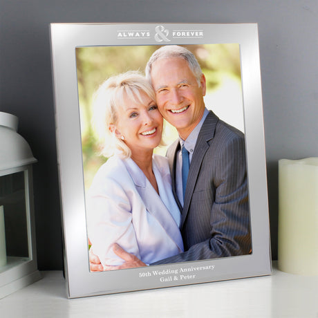 Personalised Silver Photo Frame - Always & Forever: 3 - Photo Frames By Gift Moments