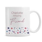 Personalised Floral Mug and Coaster: 4 - Mugs By Gift Moments