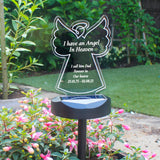 Personalised Angel Memorial Solar Light: 8 - Solar Lights By Gift Moments