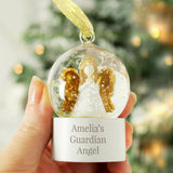 Personalised Angel Message Snow Globe: 2 - Snow Globes By Gift Moments