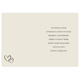 Personalised Anniversary Card: 3 - Greeting Cards By Gift Moments