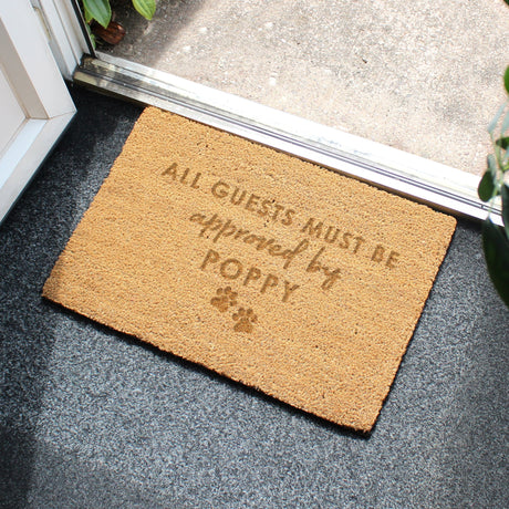 Personalised Pet Approval Indoor Doormat: 3 - Doormats By Gift Moments