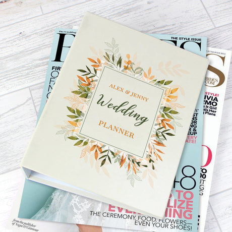 Personalised Autumn Wedding Planner: 2 - Calendars & Planners By Gift Moments