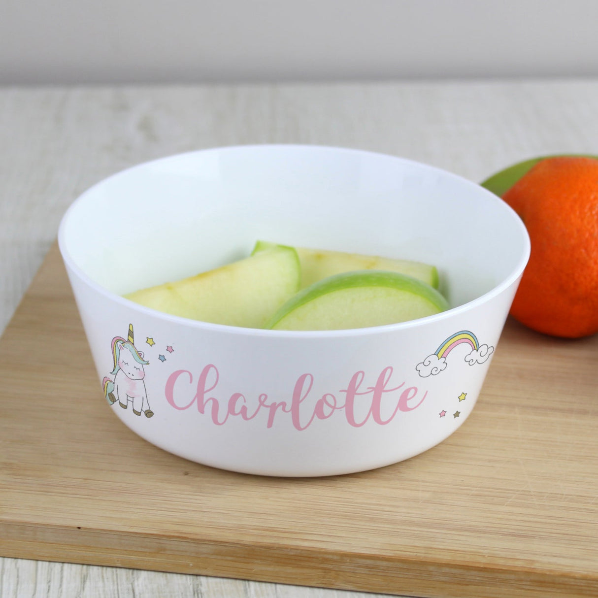 Personalised Baby Unicorn Feeding Bowl: 2 - Tableware By Gift Moments