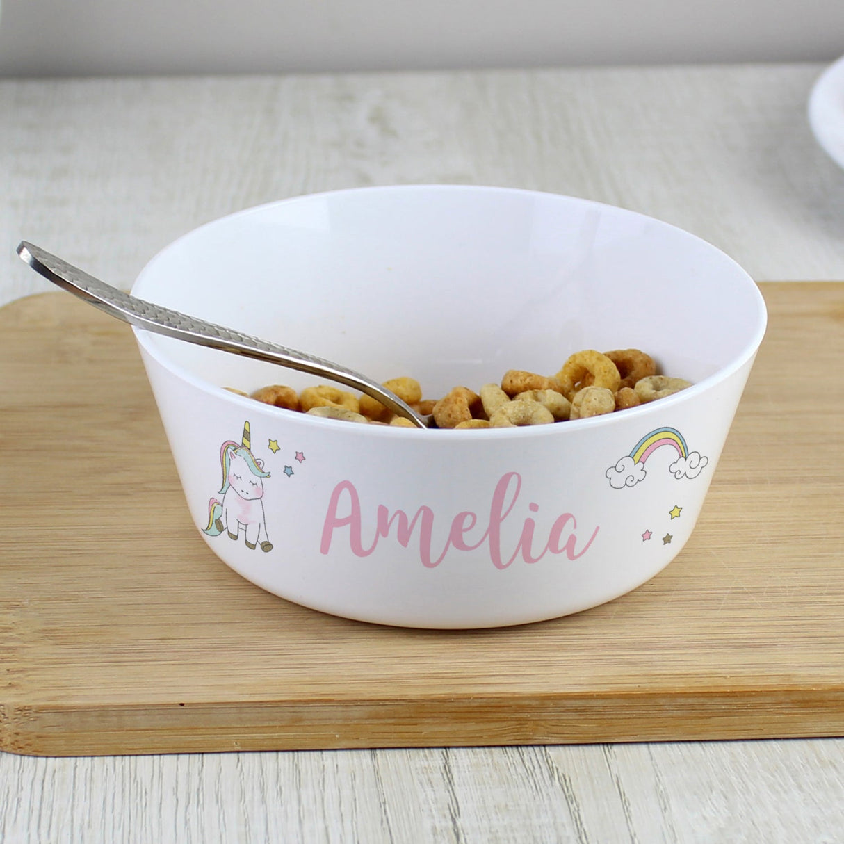 Personalised Baby Unicorn Feeding Bowl: 1 - Tableware By Gift Moments