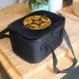 Personalised Black Lunch Bag with Initial: 4 - Lunch Boxes & Bags By Gift Moments