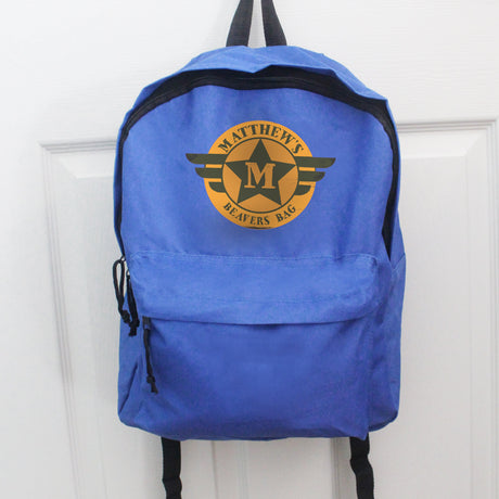 Personalised Blue Backpack for Kids: 4 - Kids Bags By Gift Moments