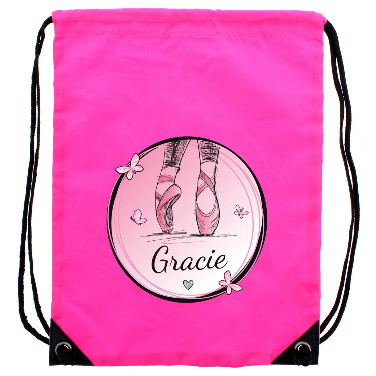 Personalised Ballet Pink Kit Bag: 4 - Kids Bags By Gift Moments