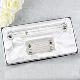 Personalised Silver Plated Baptism Certificate Holder: 2 - Certificate Holders By Gift Moments