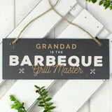 Personalised BBQ Grill Master Slate Plaque: 1 - Signs & Plaques By Gift Moments