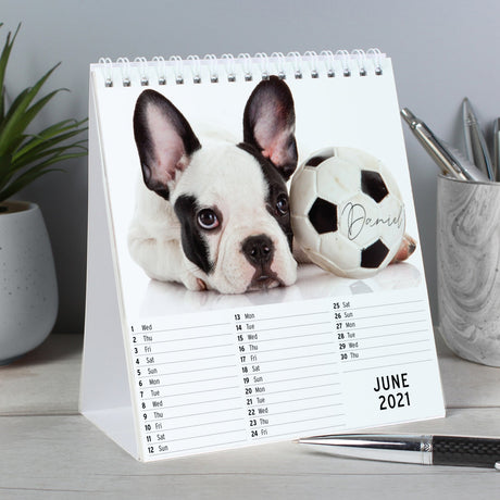 Personalised Barking Mad Dog Desk Calendar: 4 - Calendars & Planners By Gift Moments