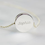 Personalised Bat Mitzvah Silver Tone Necklace: 4 - Necklaces By Gift Moments