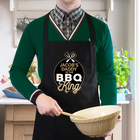 Personalised BBQ King Apron: 3 - Aprons By Gift Moments