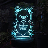 Personalised Bear Memorial Solar LED Light: 3 - Solar Lights By Gift Moments