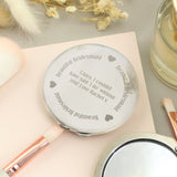 Personalised Bridesmaid Compact Mirror: 2 - Compact Mirrors By Gift Moments