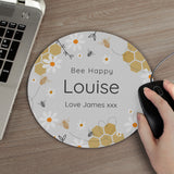 Personalised Bee Mouse Mat: 1 - Tech Accessories By Gift Moments