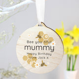 Personalised Bee Wooden Decoration: 1 - Decorations By Gift Moments