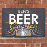 Personalised Beer Garden Metal Sign: 2 - Signs & Plaques By Gift Moments