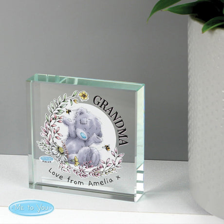 Personalised Me to You Bees Crystal Token: 3 - Crystal Tokens