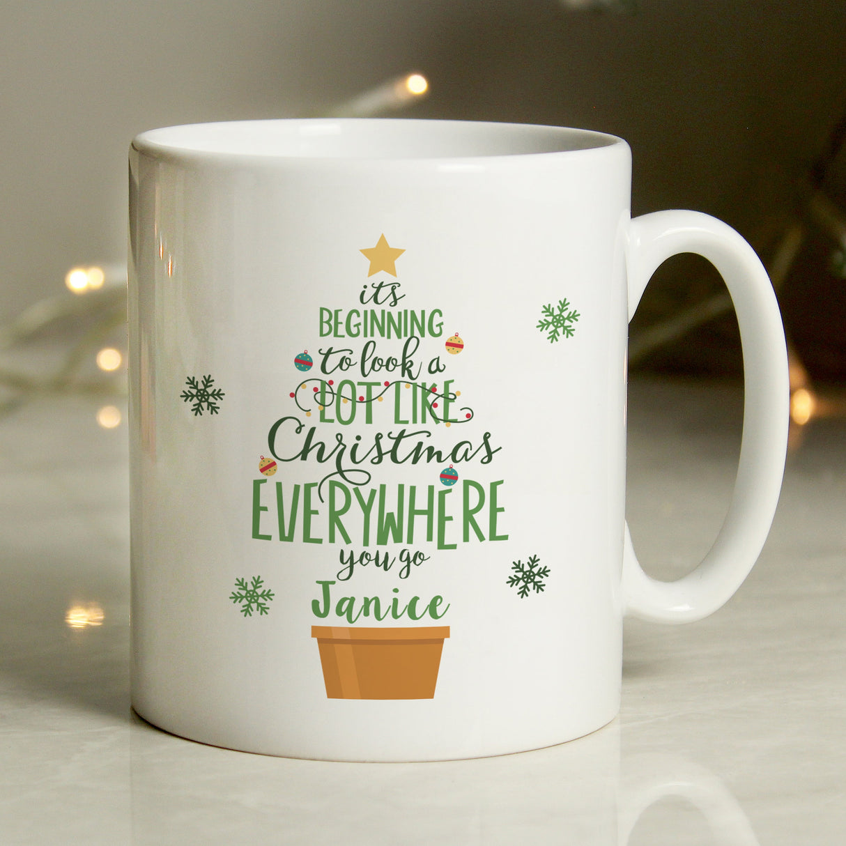 Personalised Christmas Jingle Mug: 2 - Mugs By Gift Moments