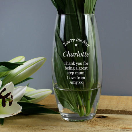 Personalised You Are The Best Vase: 1 - Vases By Gift Moments