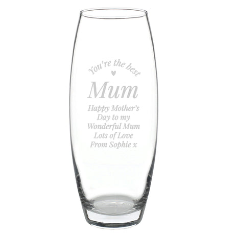 Personalised You Are The Best Vase: 5 - Vases By Gift Moments