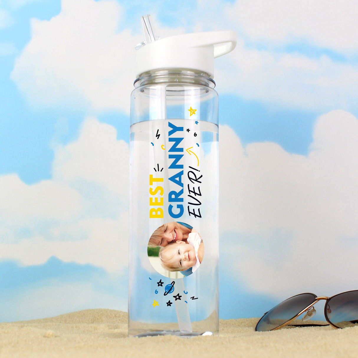 Personalised Photo Water Bottle - 800ml: 2 - Water Bottles By Gift Moments