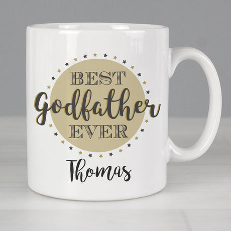 Personalised Best Godfather Ceramic Mug: 1 - Mugs By Gift Moments