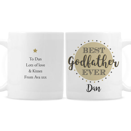 Personalised Best Godfather Ceramic Mug: 5 - Mugs By Gift Moments