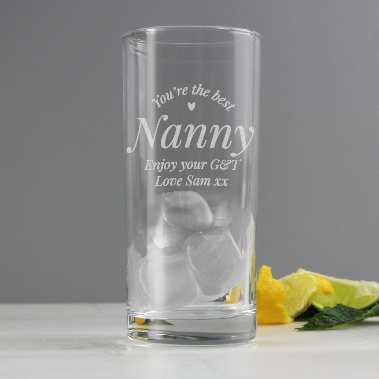 Personalised You’re The Best Hi Ball Glass: 5 - Highball Glasses By Gift Moments