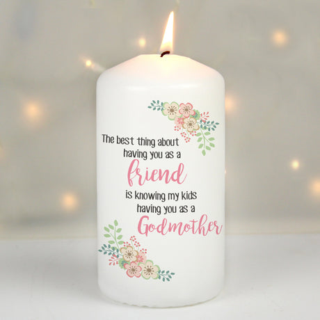 Personalised Best Thing Pillar Candle: 4 - Candles By Gift Moments