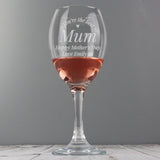 Personalised You Are The Best Wine Glass: 1 - Wine Glasses By Gift Moments