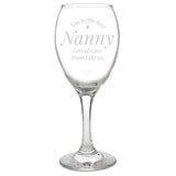 Personalised You Are The Best Wine Glass: 3 - Wine Glasses By Gift Moments