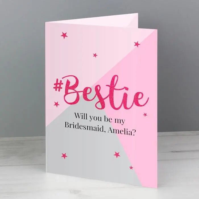 Personalised Bestie Appreciation Card: 2 - Greeting Cards By Gift Moments